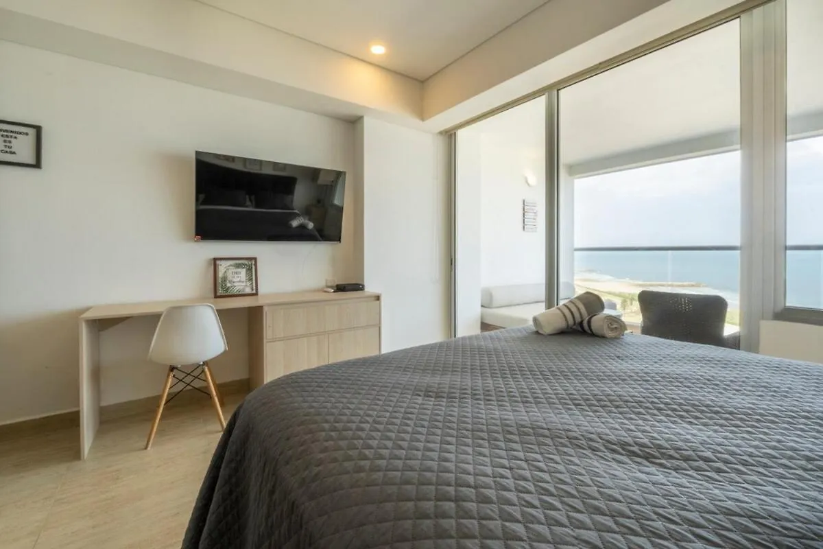 Sunset Oceanfront Studio Cartagena Lejlighed