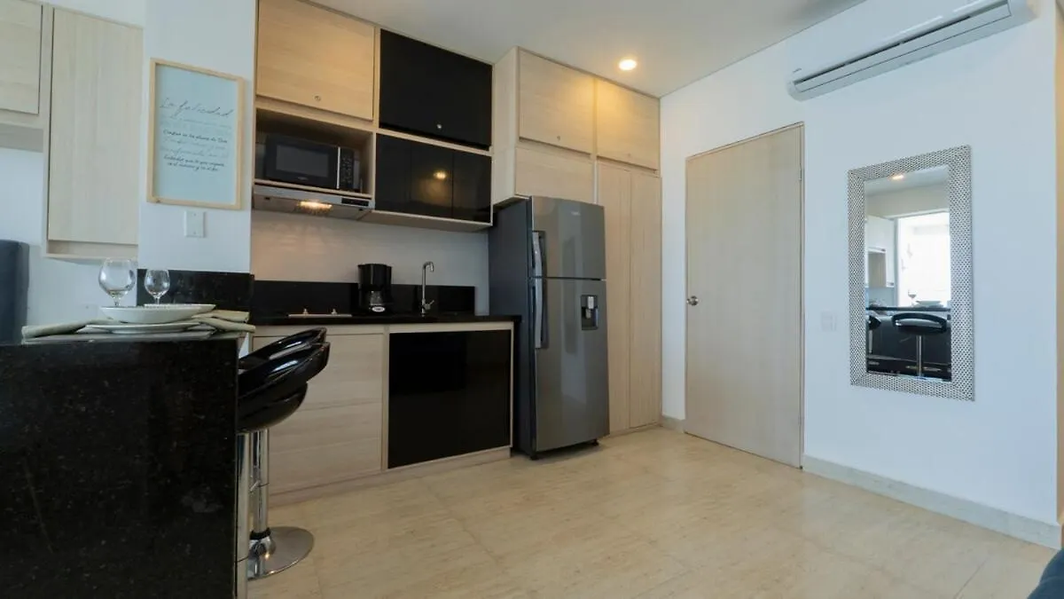 Sunset Oceanfront Studio Cartagena Lejlighed