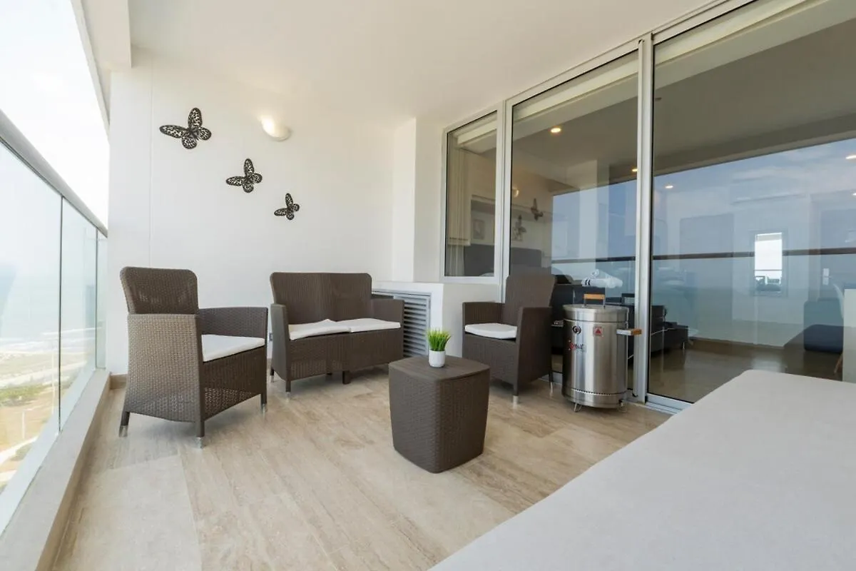 Sunset Oceanfront Studio Cartagena Lejlighed